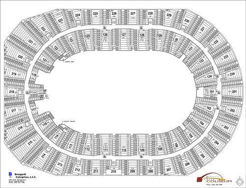 Denver Coliseum Seating Chart Thumbnail
